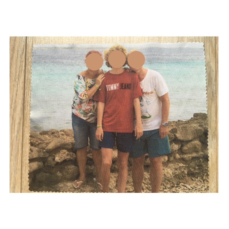 brillendoekje met foto